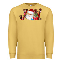 Antique Gold joy christmas santa Premium Sweatshirt - AdoDesignShop