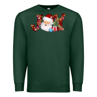 Sports Green joy christmas santa Premium Sweatshirt - AdoDesignShop