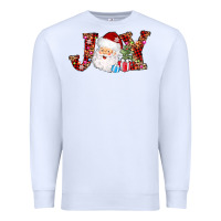 White joy christmas santa Premium Sweatshirt - AdoDesignShop