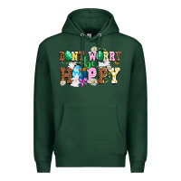 Sports Green Don't worry be hoppy Premium Hoodie - NancyCooperArtShop