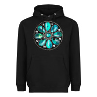 Black gemstone Heavyweight Hoodie - JahusDesignShop