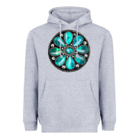 Heather Grey gemstone Heavyweight Hoodie - JahusDesignShop