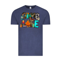 Vintage Denim camp life Vintage Tee - RanaPortraitStore