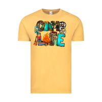Vintage Mustard camp life Vintage Tee - RanaPortraitStore