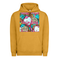 Pigment Peanut Butter hair boss and hand mirror with money and leopard seamless pattern bbs Urban Hoodie - BundleAndBundleShop