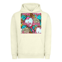 Pigment Pistachio hair boss and hand mirror with money and leopard seamless pattern bbs Urban Hoodie - BundleAndBundleShop