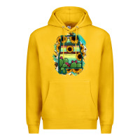 Lemon Alabama Map Sunflower Cactus Serape Premium Hoodie - RanaPortraitStore