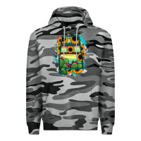 Slate Camo Alabama Map Sunflower Cactus Serape Premium Hoodie - RanaPortraitStore