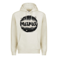 Oatmeal Heather leopard mama Premium Hoodie - MaliasSmallBusiness