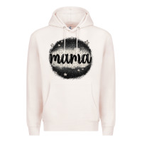 Pale Pink leopard mama Premium Hoodie - MaliasSmallBusiness