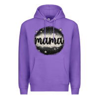 Purple leopard mama Premium Hoodie - MaliasSmallBusiness