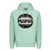 Seafoam leopard mama Premium Hoodie - MaliasSmallBusiness