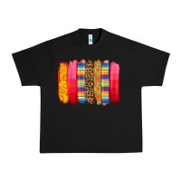 Black mexican leopard brushstroke Urban Heavy Tee - Zillion Design Studio