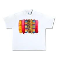 White mexican leopard brushstroke Urban Heavy Tee - Zillion Design Studio