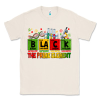 Natural Black the prime element juneteenth Classic Tee - Zillion Design Studio