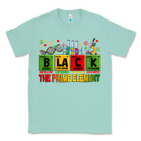 Seafoam Black the prime element juneteenth Classic Tee - Zillion Design Studio
