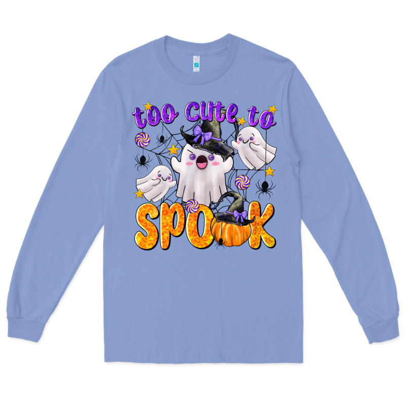 Too Cute To Spook Long Sleeve Tee by texasbilliewilder | Teevron