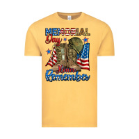 Vintage Mustard memorial day honor remember Vintage Tee - RanaPortraitStore