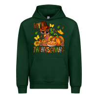 Forest Green my first thanksgiving bbs Urban Hoodie - BundleAndBundleShop