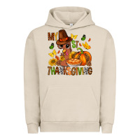 Pigment French Oak my first thanksgiving bbs Urban Hoodie - BundleAndBundleShop
