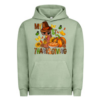 Pigment Oil Green my first thanksgiving bbs Urban Hoodie - BundleAndBundleShop