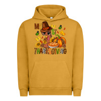 Pigment Peanut Butter my first thanksgiving bbs Urban Hoodie - BundleAndBundleShop