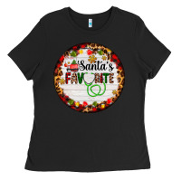 Black santa's favorite custom medical occupation Ladies Tee - AdoDesignShop