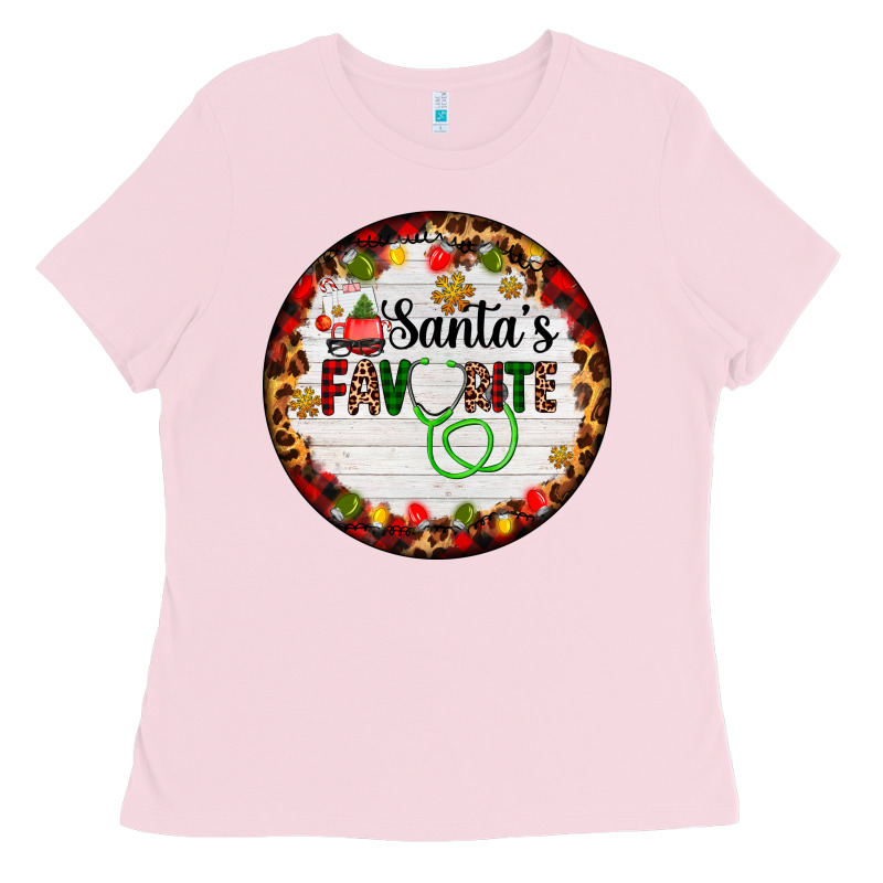 Santa's Favorite Custom Medical Occupation Ladies Tee by AdoDesignShop | Teevron