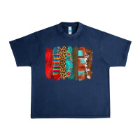 Navy mexican brushstroke Urban Heavy Tee - Zillion Design Studio