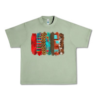 Oil Green mexican brushstroke Urban Heavy Tee - Zillion Design Studio