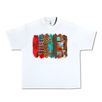 White mexican brushstroke Urban Heavy Tee - Zillion Design Studio