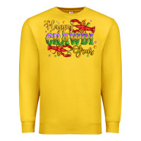Lemon happy crawdi gras with crawfish Premium Sweatshirt - Artiststas