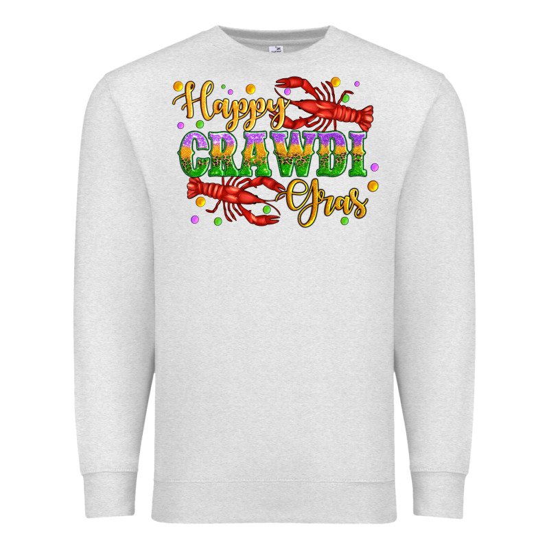 Happy Crawdi Gras With Crawfish Premium Sweatshirt by Artiststas | Teevron