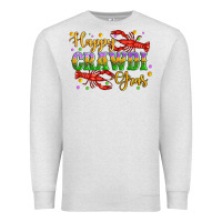 Oatmeal Heather happy crawdi gras with crawfish Premium Sweatshirt - Artiststas