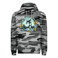 Slate Camo just breathe Premium Hoodie - MaliasSmallBusiness