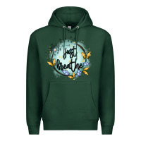 Sports Green just breathe Premium Hoodie - MaliasSmallBusiness