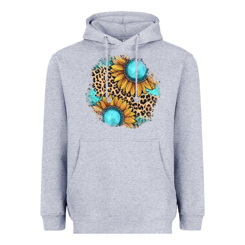 Gemstone Leopard Patch Heavyweight Hoodie by JahusDesignShop | Teevron