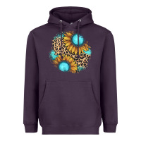 Plum gemstone leopard patch Heavyweight Hoodie - JahusDesignShop