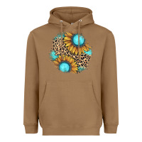 Toasted Coconut gemstone leopard patch Heavyweight Hoodie - JahusDesignShop