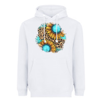 White gemstone leopard patch Heavyweight Hoodie - JahusDesignShop