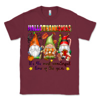 Burgundy hallothanksmas its the most wonderful time of the Classic Tee - texasbilliewilder