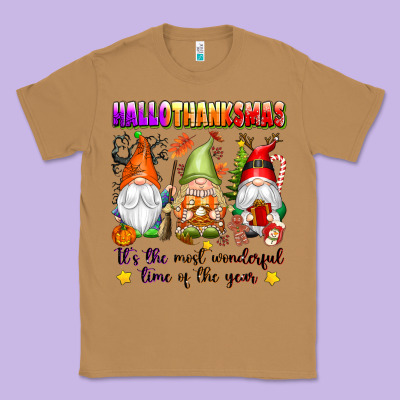 Hallothanksmas Its The Most Wonderful Time Of The Classic Tee Designed By Texasbilliewilder