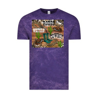 Cloud Purple western rodeo Vintage Tee - RanaPortraitStore