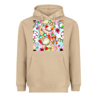Mushroom summer gnome seamless pattern Heavyweight Hoodie - BundleAndBundleShop