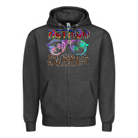 Charcoal Heather hot mom summer Zipper Hoodie - CowhideDigitalArt