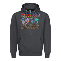 Smoke hot mom summer Zipper Hoodie - CowhideDigitalArt