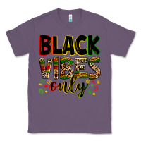 Lavender Black vibes only juneteenth Classic Tee - Zillion Design Studio