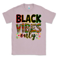 Lilac Black vibes only juneteenth Classic Tee - Zillion Design Studio
