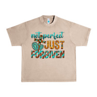 French Oak not perfect just forgiven Urban Heavy Tee - texasbilliewilder