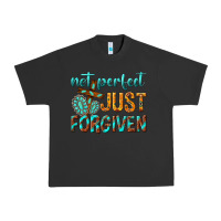 Pigment Black not perfect just forgiven Urban Heavy Tee - texasbilliewilder